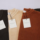 Cotton Knit Sweater- RUST