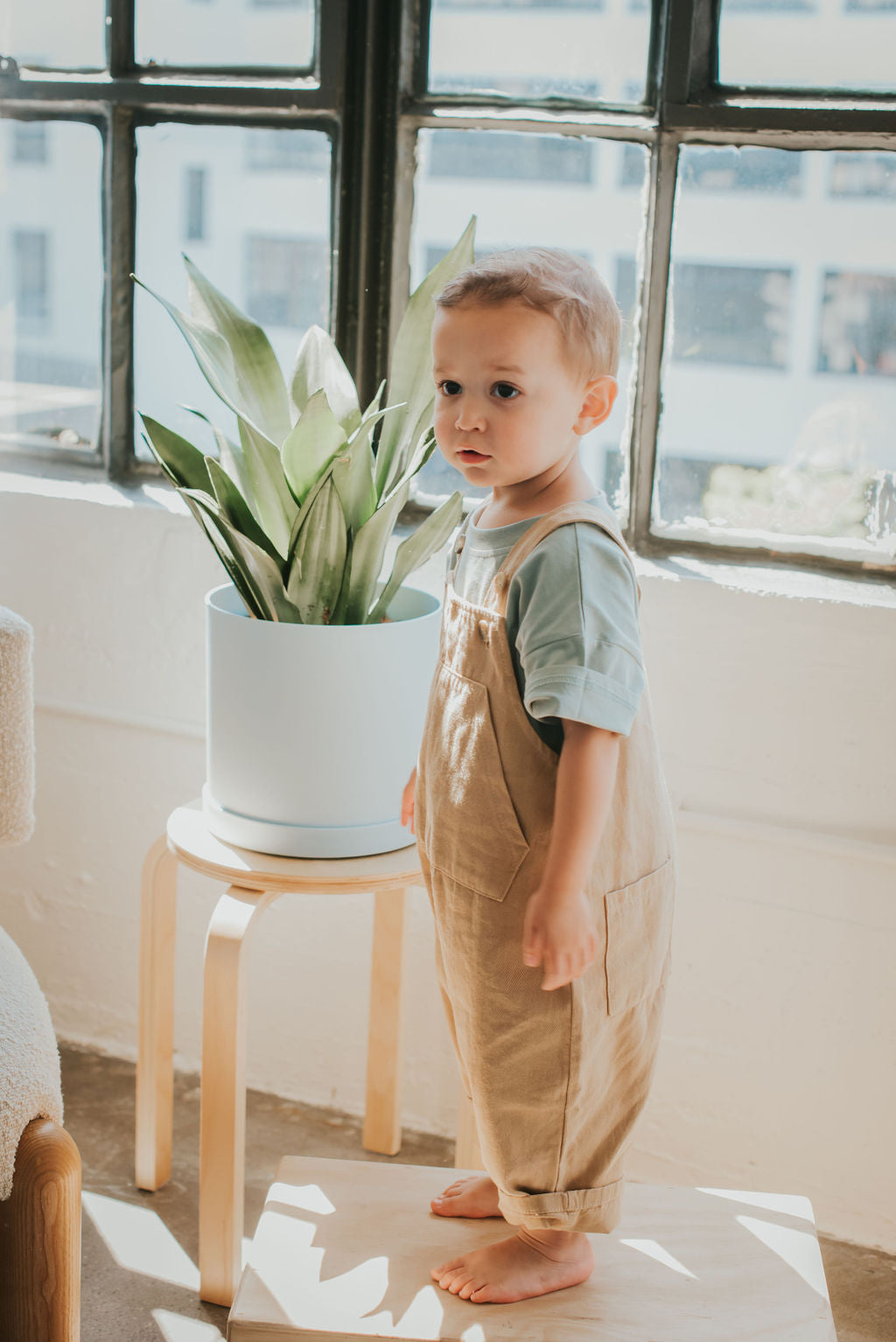 Vintage Overalls- BEIGE