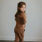 2 Piece Organic Cotton Set- BROWN