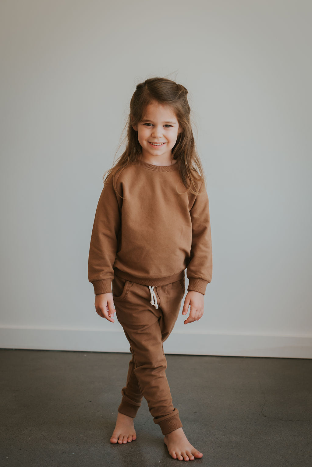 2 Piece Organic Cotton Set- BROWN