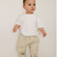 LOOSE KIDS PANTS- BEIGE